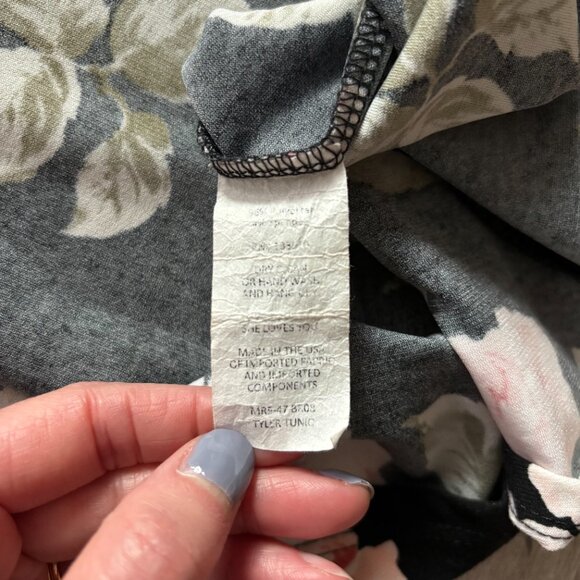 Show Me Your Mumu Tyler Bella Rose Floral Tunic Mini Dress Womens Size Small - Picture 10 of 12